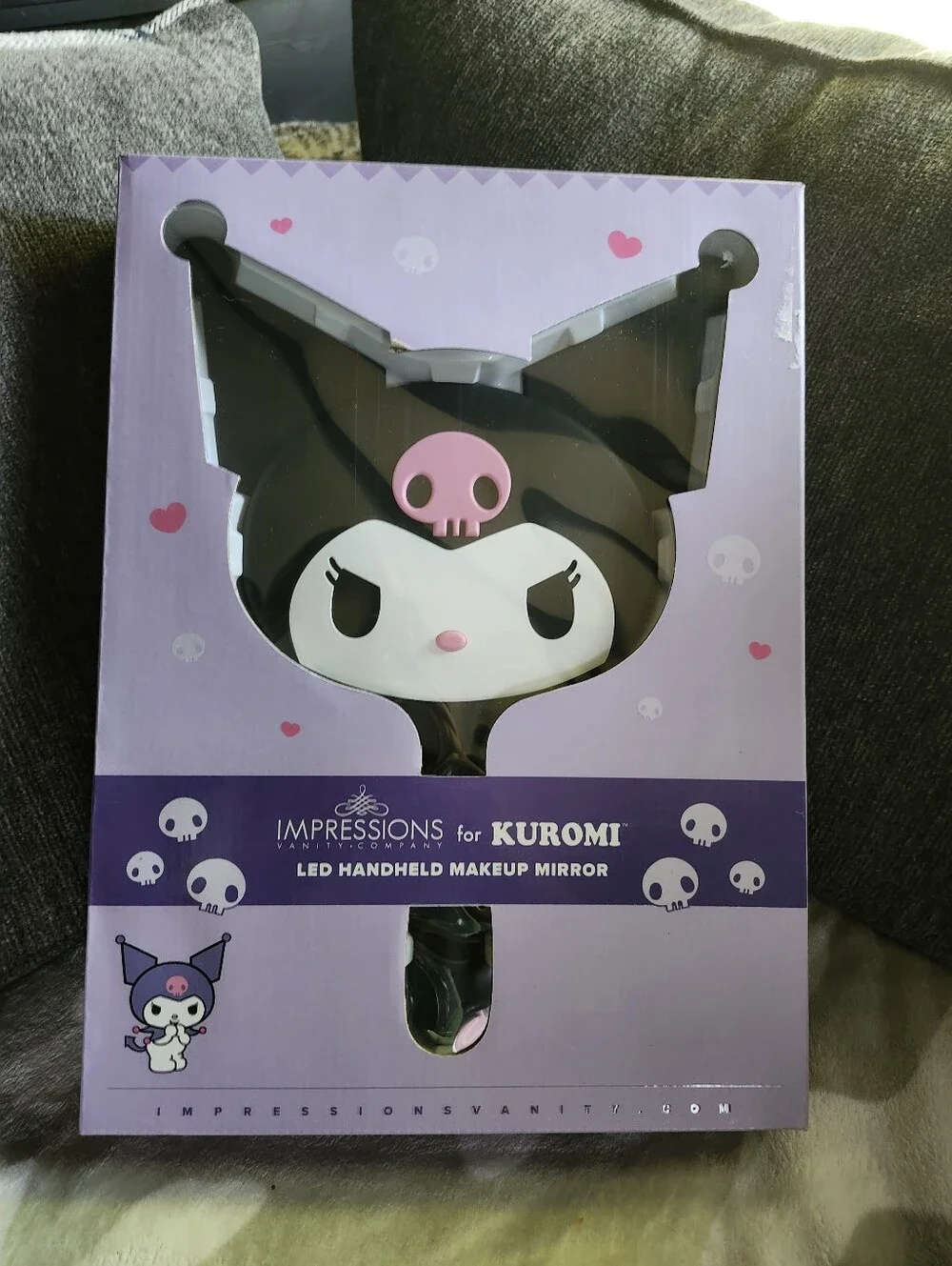 Impressions Vanity Kuromi LED Handheld Makeup Mirror